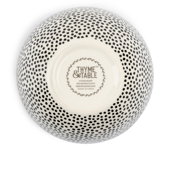 Thyme & Table Cereal bowls - Ava Collection, dot pattern - set of 3 - Picture 4 of 4
